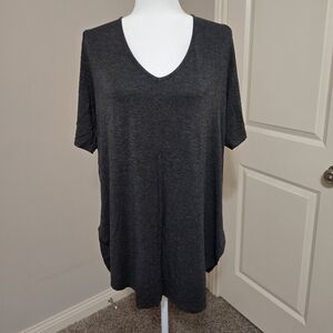 Torrid Favorite Tunic Super Soft V-Neck Hi-Low Tee Size 2 (XXL)